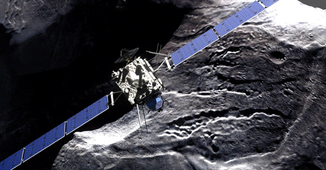 Burial of a $ 1.5 billion probe on comets