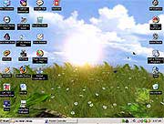 Butterflies fly on the Desktop