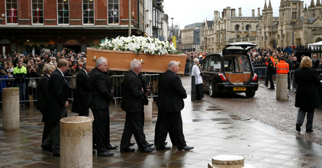 Cambridge saw Stephen Hawking on his last trip