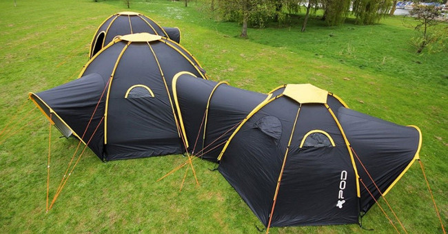 Camping tent solutions cannot be better for groups traveling