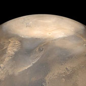 Can the Mars probe ship be hit with dust?