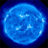 Capture the blue sun photo