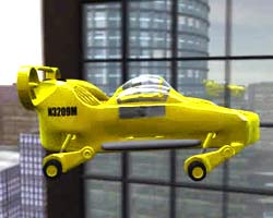 Car flying