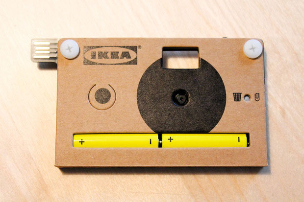 Cardboard casing camera