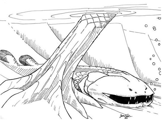 Carnivorous fish 375 million years ago