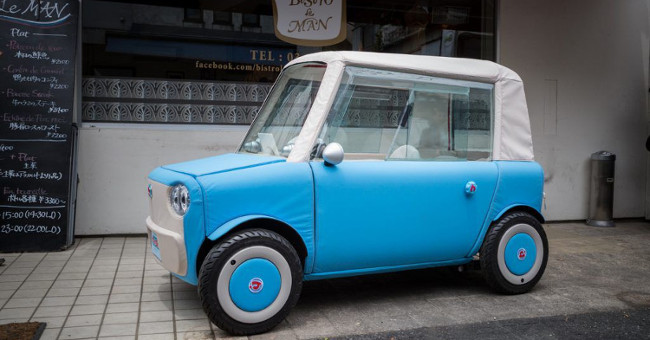 Cars made of fabric