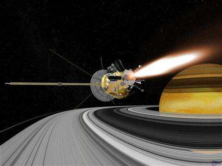 Cassini is in danger of being damaged by ice particles