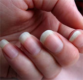Cause nails grow faster than toenails