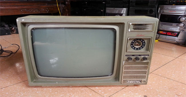 Celebrate the subsidized black and white television