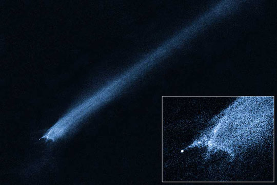 Celestial Body P / 2010 A2 is just a fake star