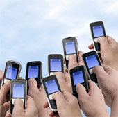 Cell phone behavior can spread like flu
