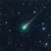 Century comet directs the sun