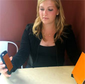 Charge the smartphone via ultrasound