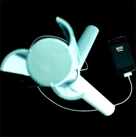 Charge your phone battery with a wind turbine
