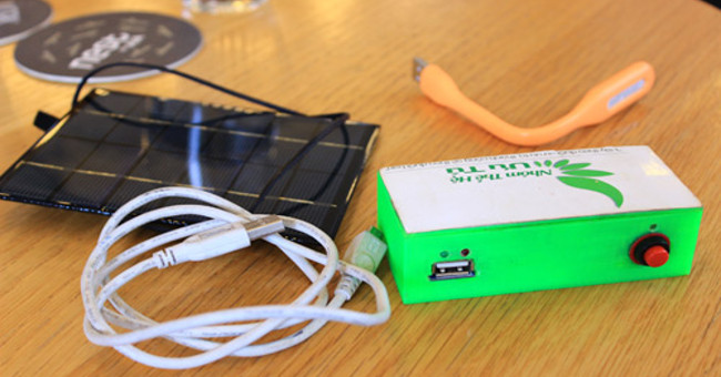 Charge your phone with solar power even at night
