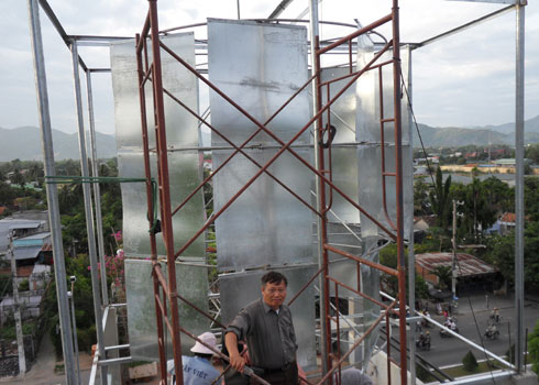 Cheap wind power of amateur inventor