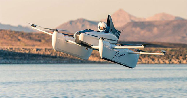 Check out YouTube star Casey Neistat 'riding' the first flying car
