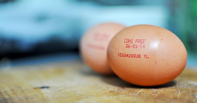 Chicken eggs also have identity cards, you know?