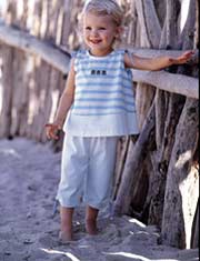 Children should be barefoot in the sand
