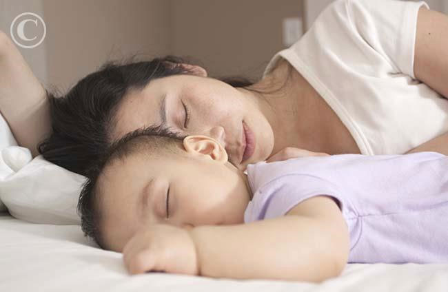 Children should only sleep with their mother