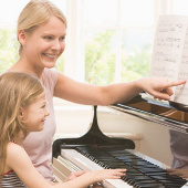 Children who learn music early can easily show their talents