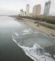 China began to treat pollution in the Songhua River