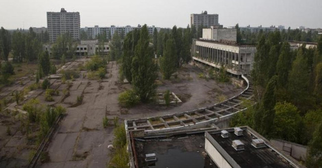 China built a power plant near the Chernobyl nuclear grave