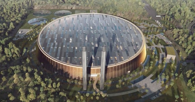 China built the world's largest garbage power plant