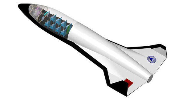 China designed aircraft to take passengers to visit the universe