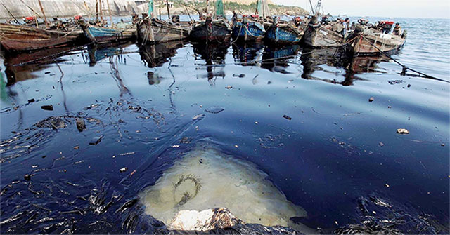 China developed new bio-foam to help separate oil and water