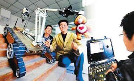 China develops radioactive detection robot