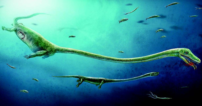 China found fossils of sea monsters that lived before dinosaurs