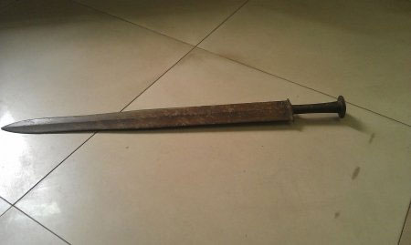 China found the sword of the Warring States period