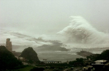 China hustled against storm Krosa