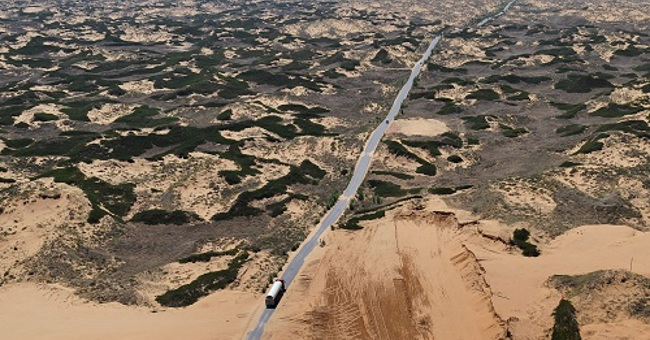 Video: The Mixture Helps China Turn Desert Into Cultivated Land