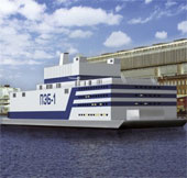 China - Russia builds a floating nuclear power plant
