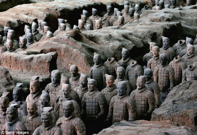 China suspended excavation of the tomb of Qin Shi Huang