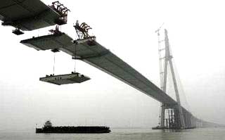 China: the longest suspension bridge in the world