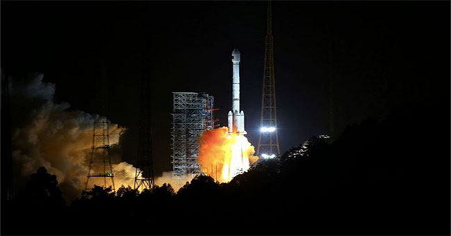 Chinese missiles exploded and fell near a village inhabited by people after the launch