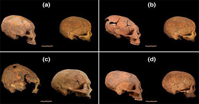 Chinese people long-necked skull to express power?