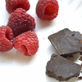 Chocolate made from fruit