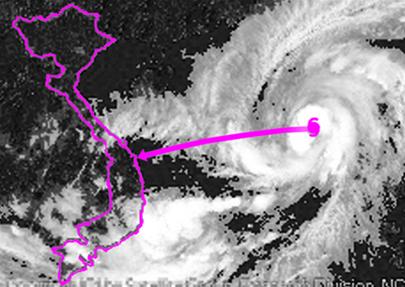 Cimaron storm toward Da Nang - Quang Ngai