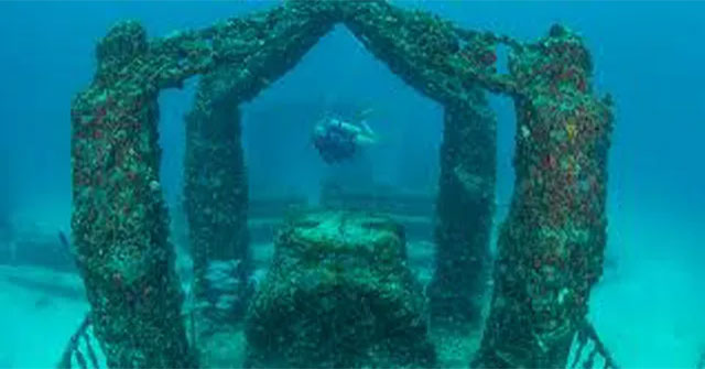 City of dead people under the ocean
