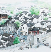 City of thousand years old at the bottom of the lake