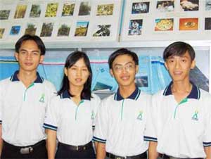 Clean the environment with banana latex, coconut vegetables