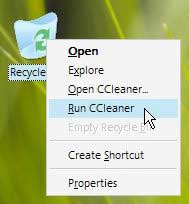 Clean up the system with CCleaner 1.28.277