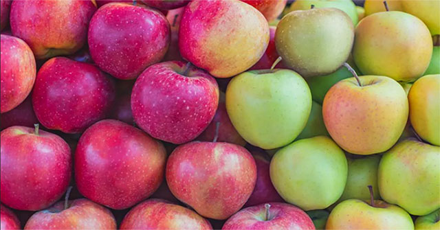 Climate change can make red apples disappear!