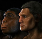 Climate change changes the evolution of mankind