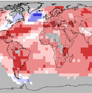 Climate change makes the surface temperature of Greenland sea surface unusually low