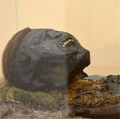 Close up of 800-year-old
